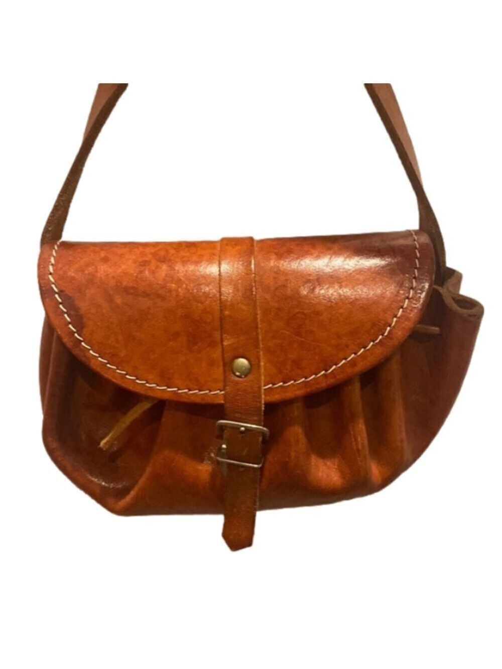 Small Brown Leather Crossbody
